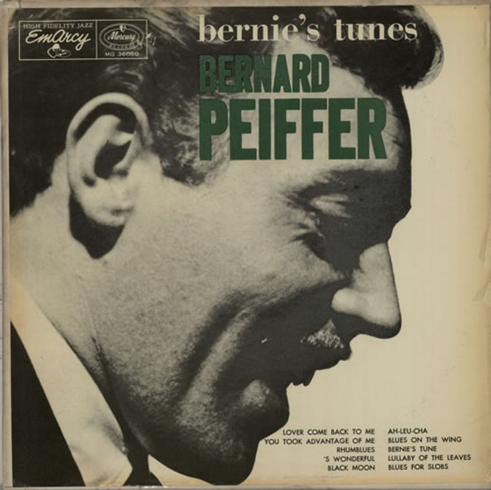 Bernard Peiffer Bernie's Tunes US vinyl LP album (LP record) MG36080