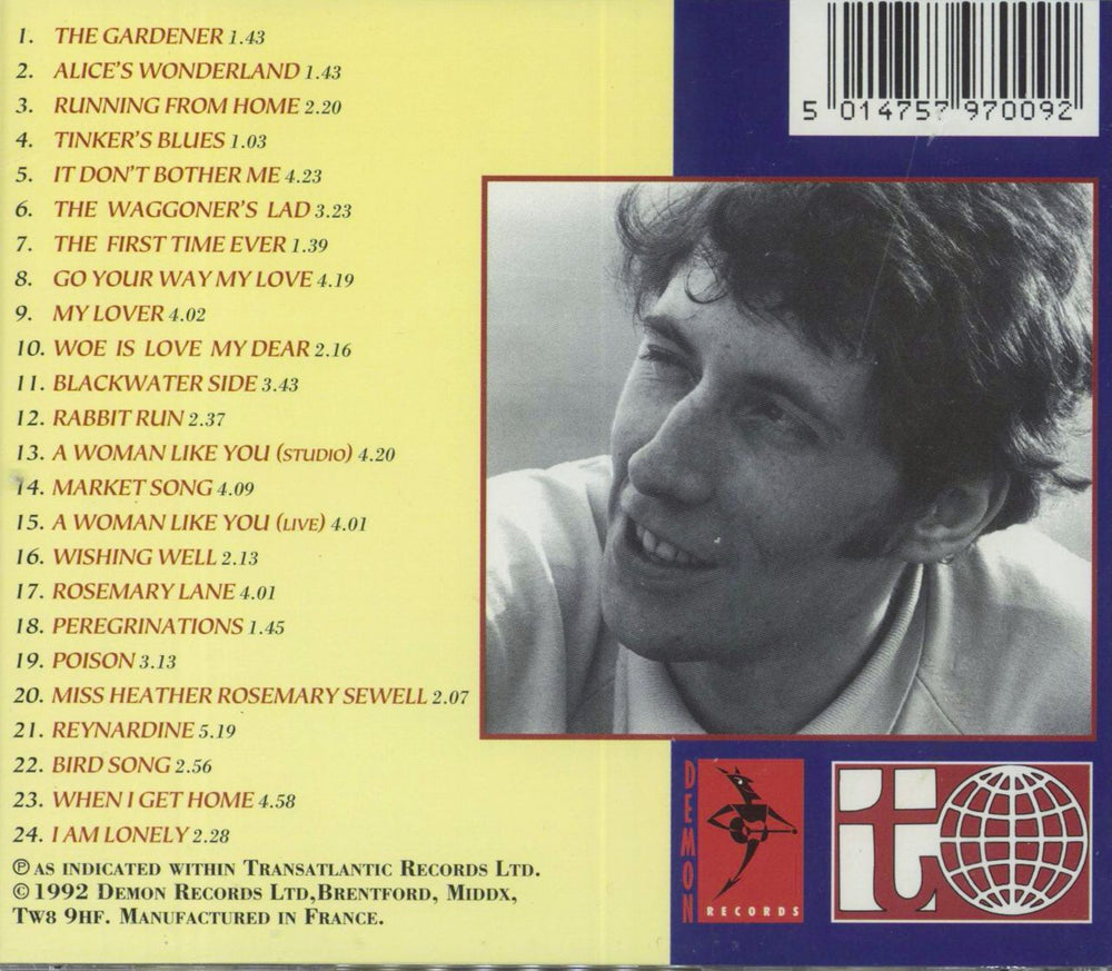 Bert Jansch The Gardener : Essential Bert Jansch 1965-71 UK CD album (CDLP)