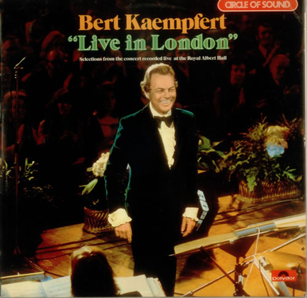 Bert Kaempfert Live In London UK vinyl LP album (LP record) 2310366