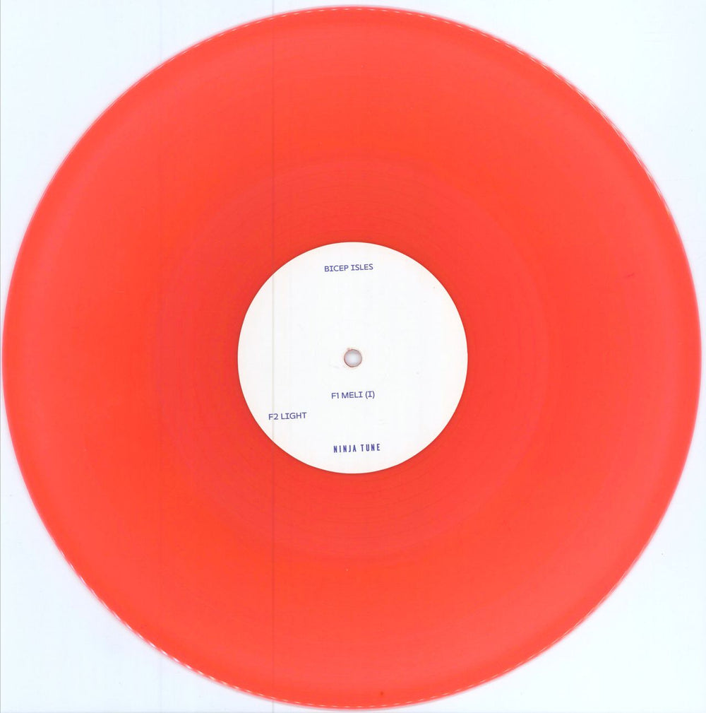 Bicep Isles - Neon Orange Vinyl + Textured Sleeve UK 3-LP vinyl record set (Triple LP Album)