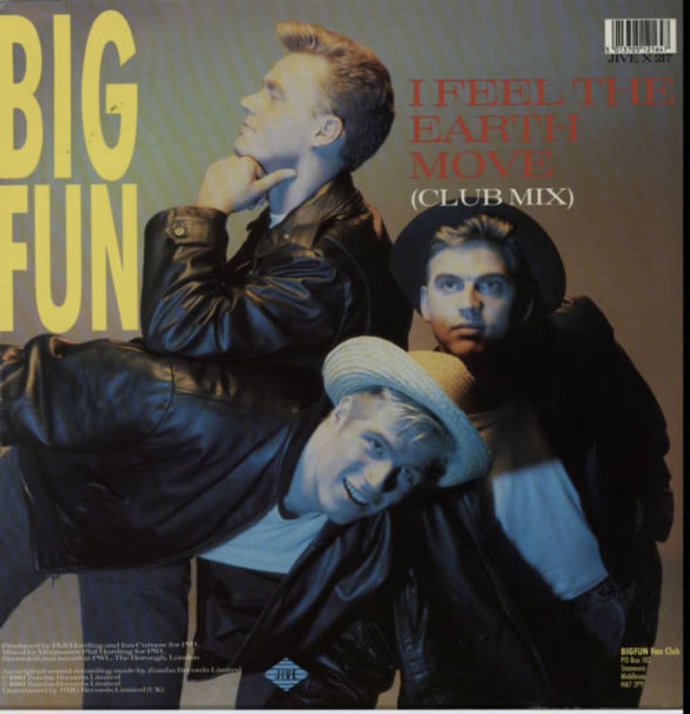 Big Fun Blame It On The Boogie UK 12" vinyl single (12 inch record / Maxi-single) JIVEX217