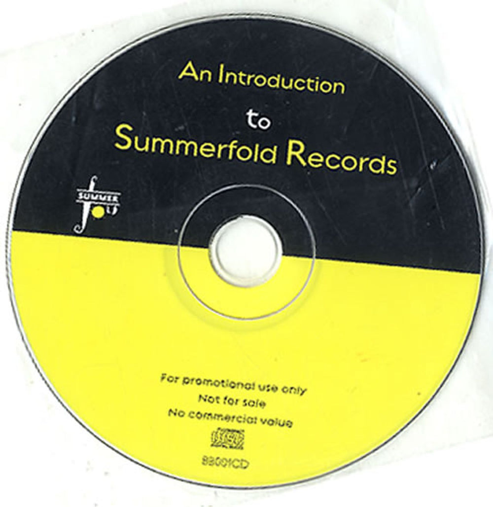 Bill Bruford Introduction To Summerfold UK Promo CD album (CDLP) BB001CD