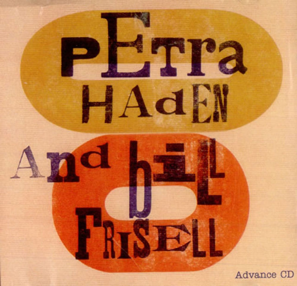 Bill Frisell Petra Hadin & Bill Frisell US Promo CD album (CDLP) 1956-2ADV