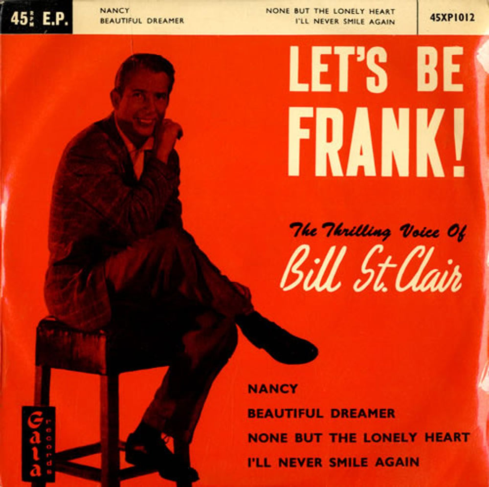 Bill St. Clair Let's Be Frank! UK 7" vinyl single (7 inch record / 45) 45XP1012