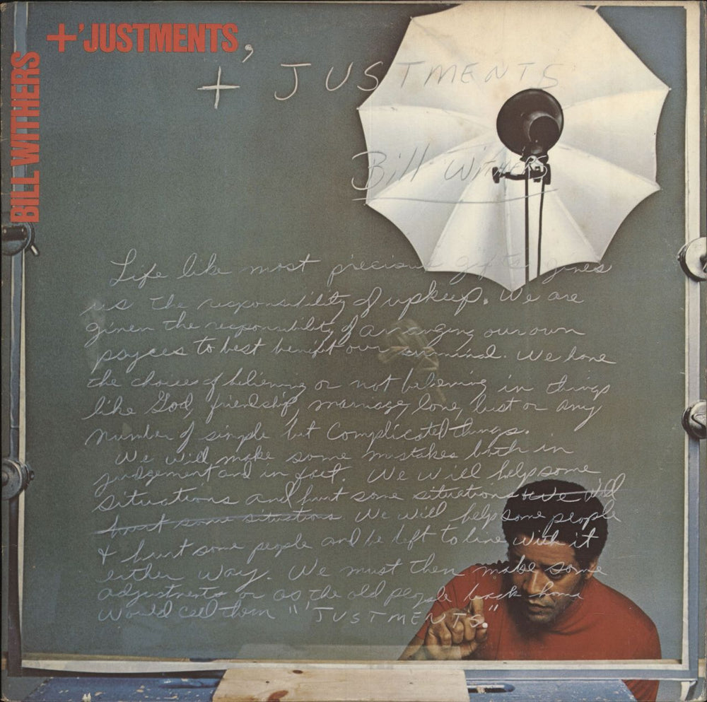 Bill Withers + 'Justments US vinyl LP album (LP record) SRA8032