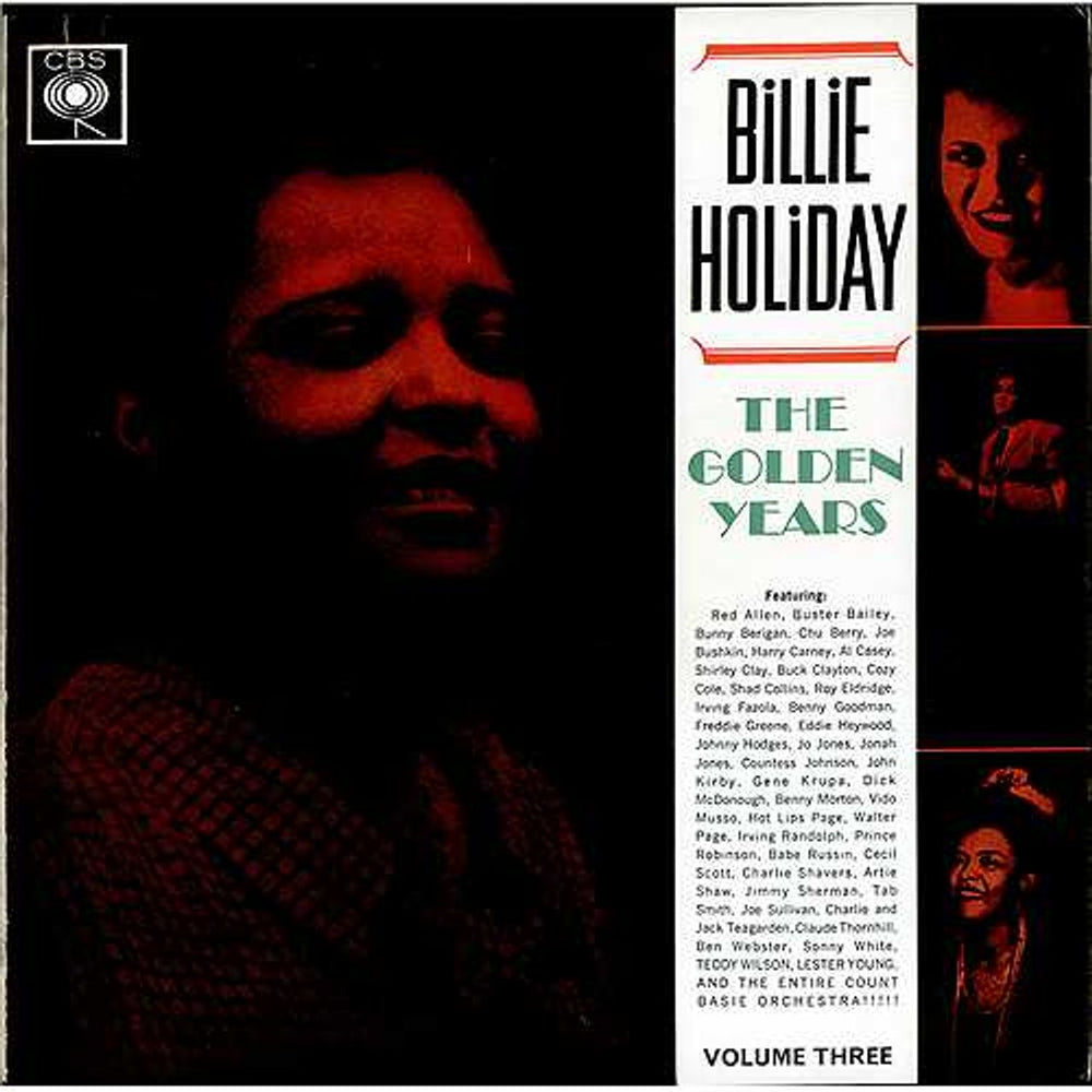 Billie Holiday The Golden Years Volumes 1 - 3 UK 3-LP vinyl record set (Triple LP Album) B/H3LTH409333