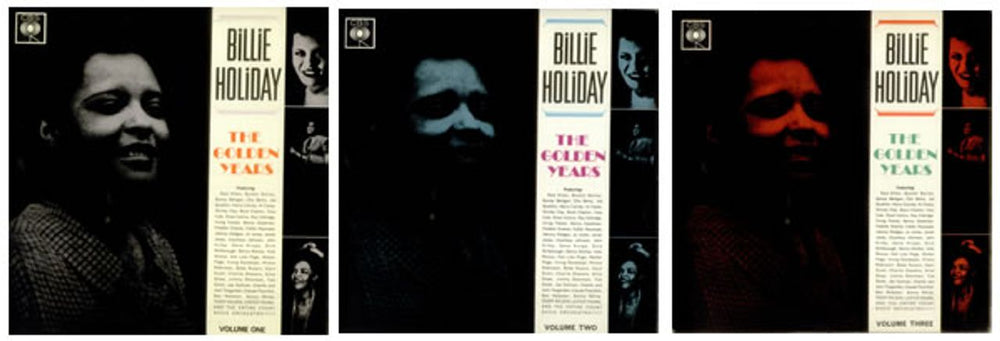 Billie Holiday The Golden Years Volumes 1 - 3 UK 3-LP vinyl record set (Triple LP Album) BPG62037/8/9