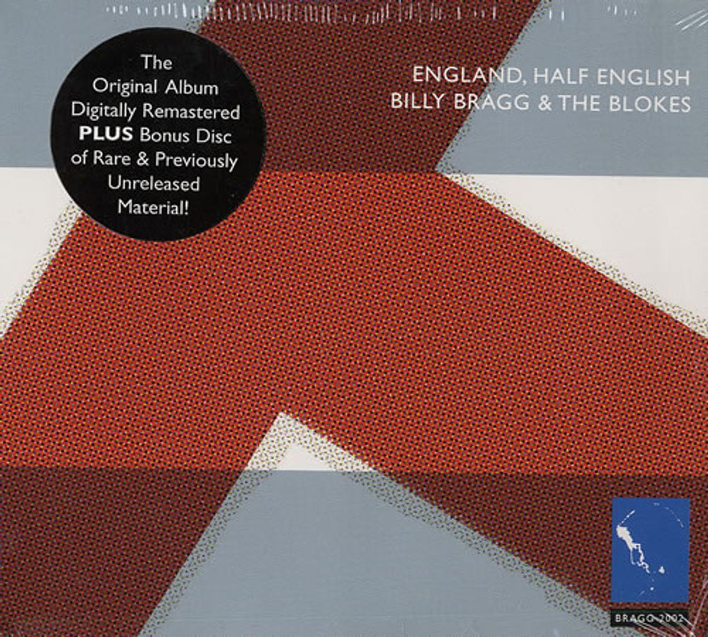 Billy Bragg England, Half English US 2 CD album set (Double CD) YEP2609