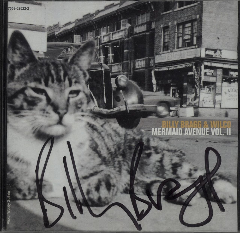 Billy Bragg Mermaid Avenue Vol. II - Autographed German Promo CD album (CDLP) 7559625222