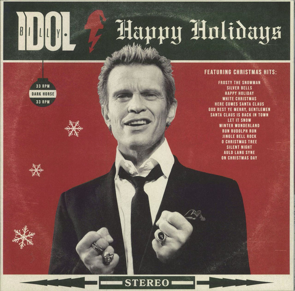 Billy Idol Happy Holidays US vinyl LP album (LP record) DH0005