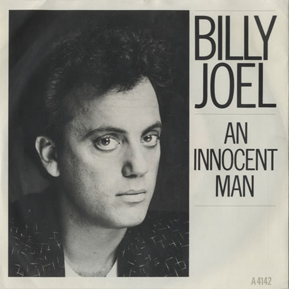 Billy Joel An Innocent Man UK 7" vinyl single (7 inch record / 45) A4142