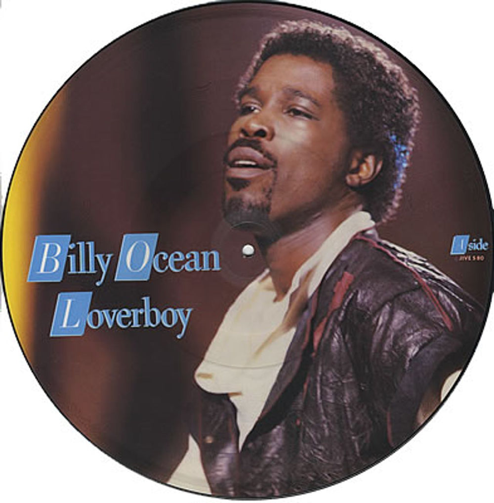 Billy Ocean Loverboy UK 12" vinyl picture disc (12 inch picture record) JIVES80