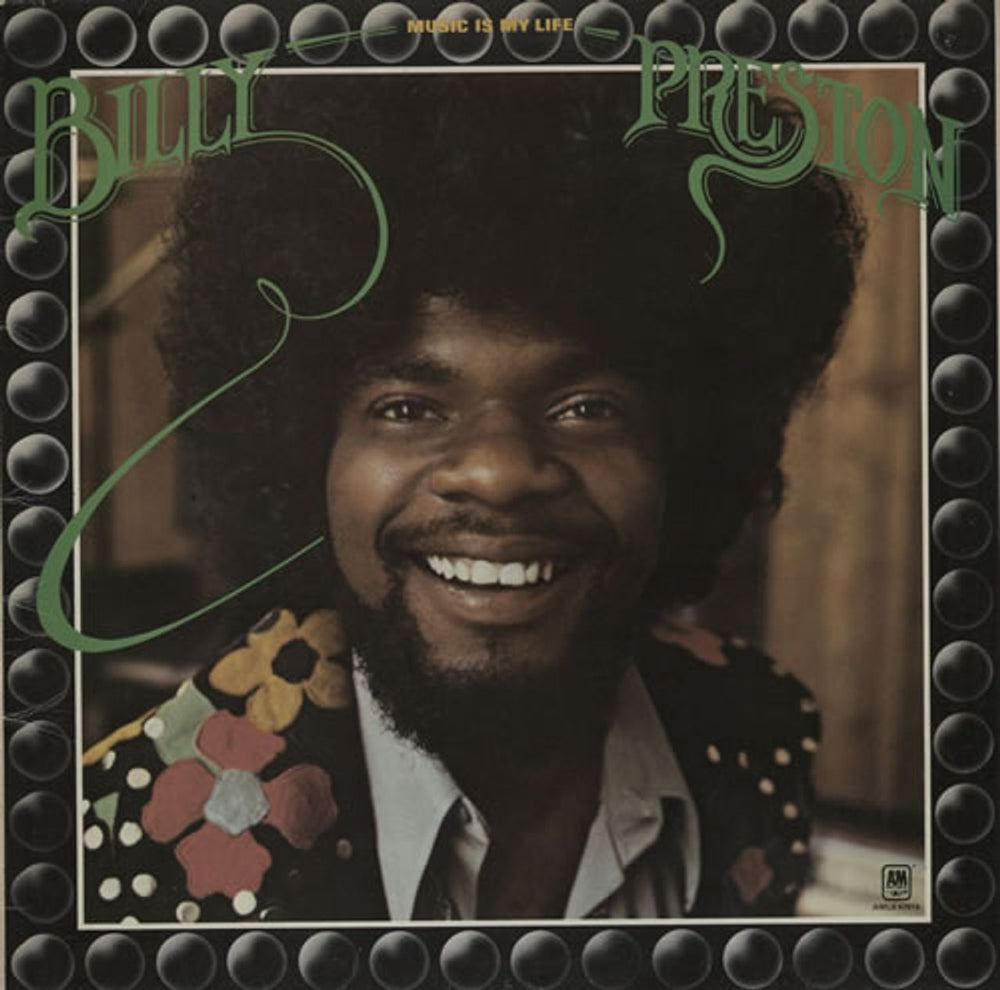 Billy Preston Music Is My Life UK vinyl LP album (LP record) AMLS63516