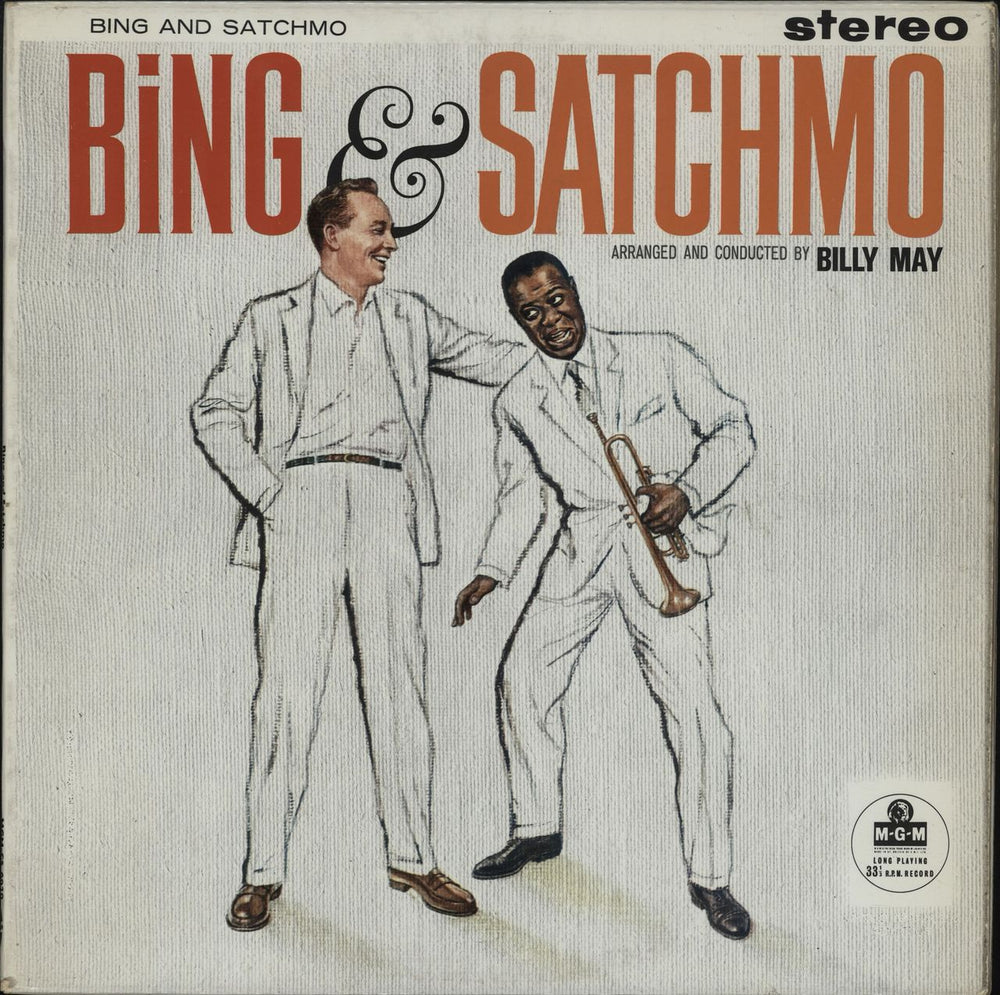 Bing Crosby & Louis Armstrong Bing & Satchmo UK vinyl LP album (LP record) MGM-CS-6020