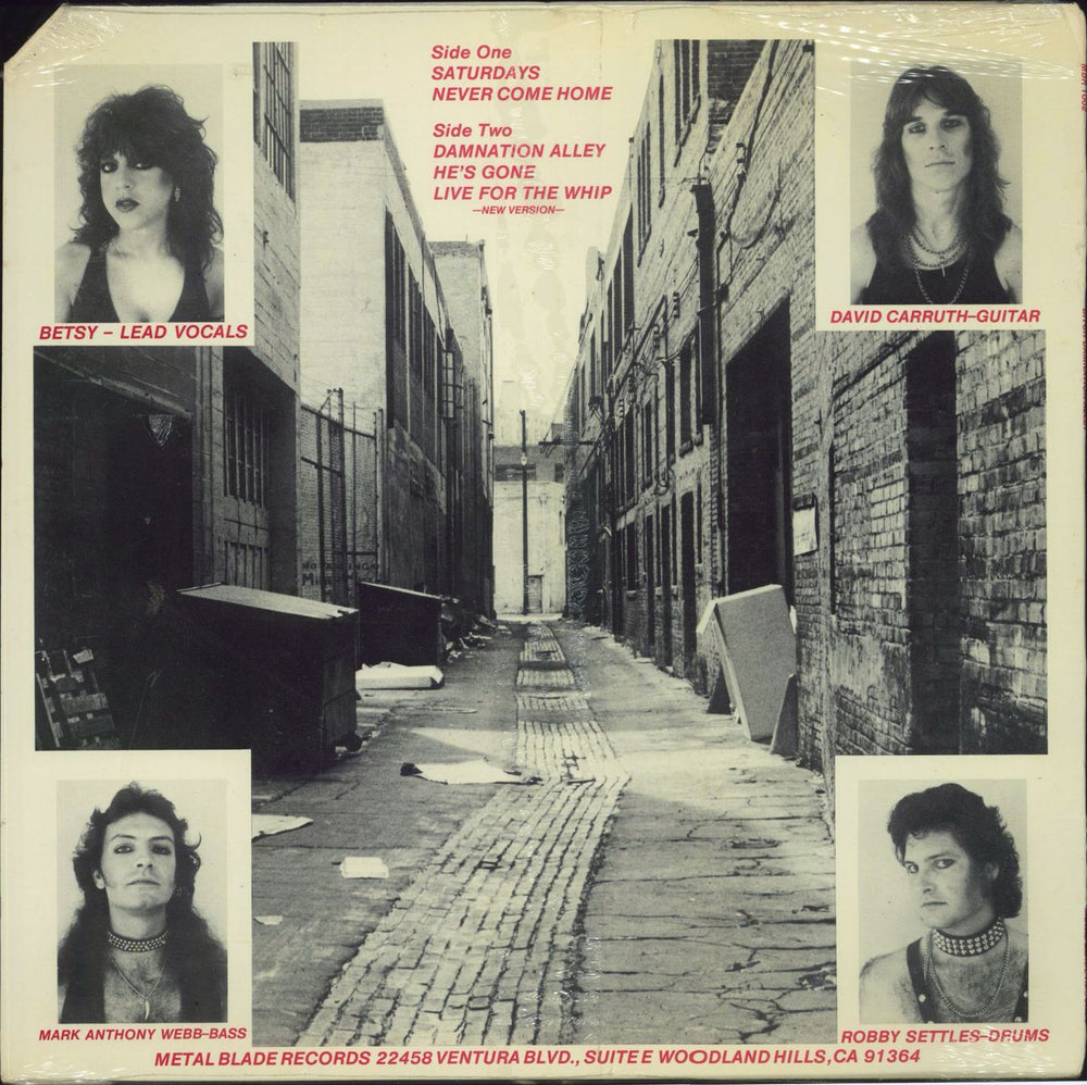 Bitch [Heavy Metal] Damnation Alley - Sealed US Promo vinyl LP album (LP record)