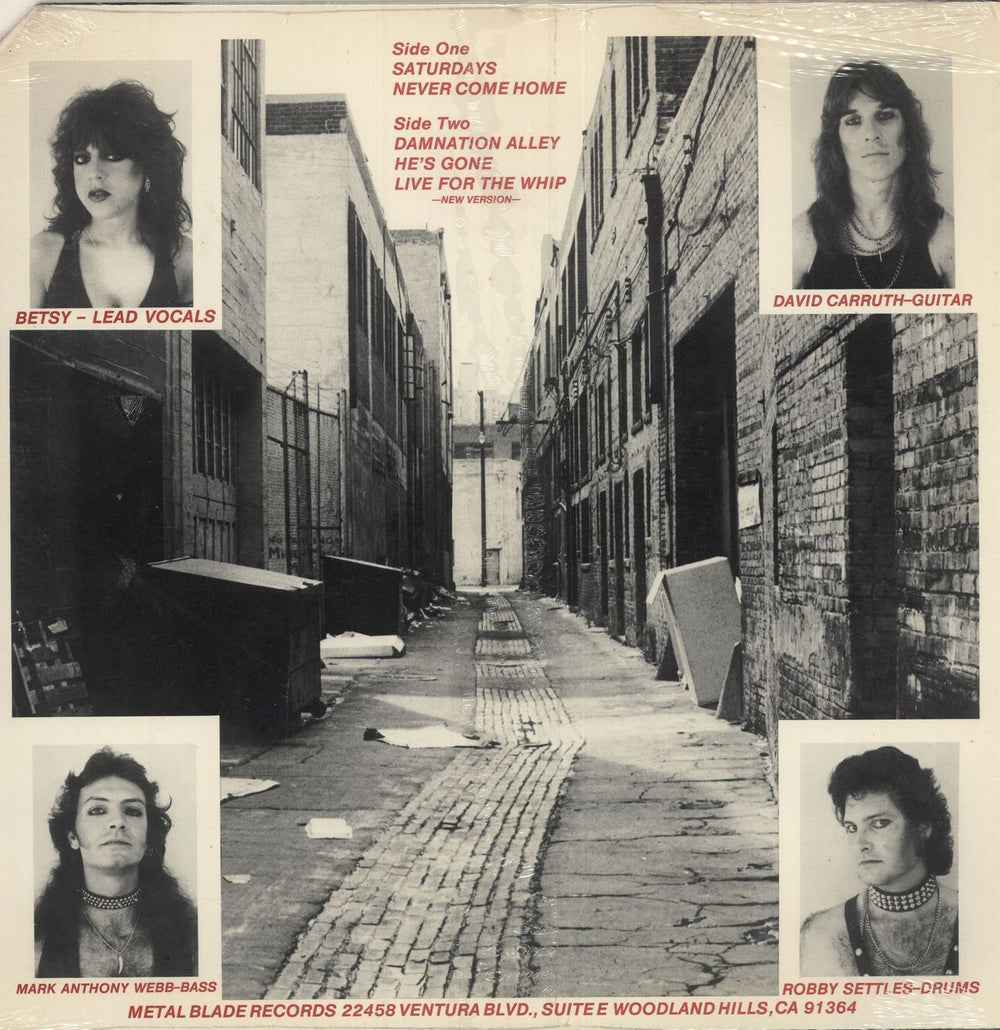 Bitch [Heavy Metal] Damnation Alley - Sealed US Promo vinyl LP album (LP record) Z67LPDA748932