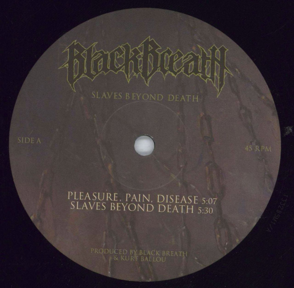 Black Breath Slaves Beyond Death - Shrink US 12" vinyl single (12 inch record / Maxi-single) 42E12SL830600