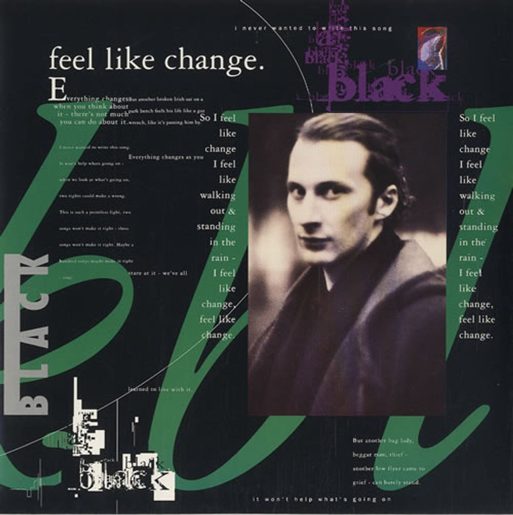 Black Feel Like Change UK 7" vinyl single (7 inch record / 45) AM780