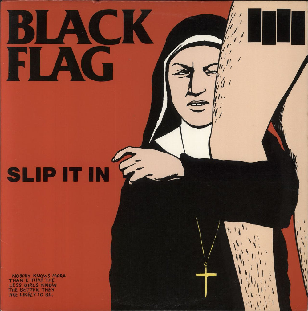 Black Flag Slip It In - Translucent Red Vinyl US vinyl LP album (LP record) SST029