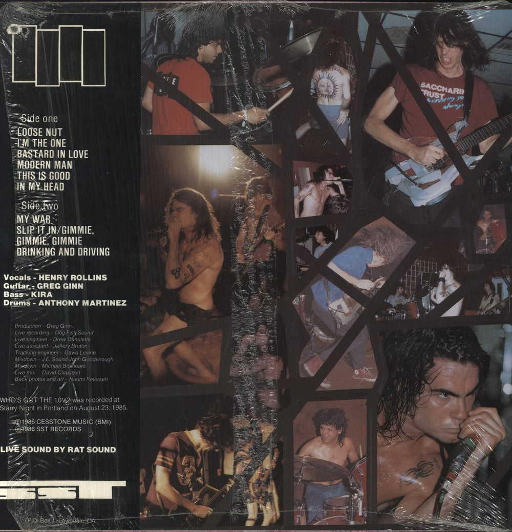 Black Flag Who's Got The 10 1/2? - Open Shrink US vinyl LP album (LP record)