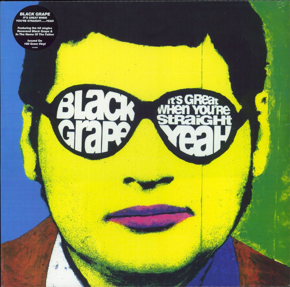 Black Grape It's Great When You're Straight...Yeah - 180gram Vinyl - Sealed UK vinyl LP album (LP record) 5373030