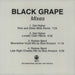 Black Grape Mixes - Get Higher & Rubber Band US Promo CD-R acetate CD ACETATE