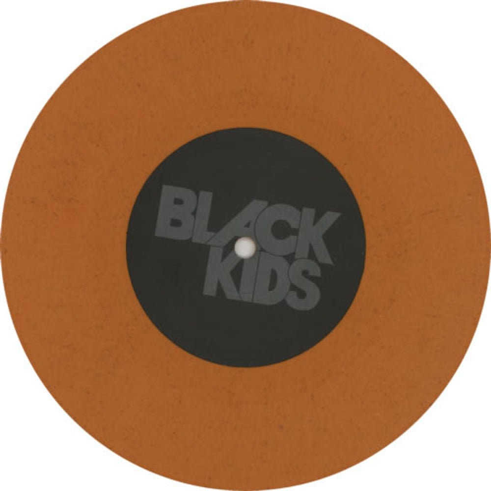 Black Kids Hurricane Jane - Orange Vinyl UK 7" vinyl single (7 inch record / 45) KI807HU470054