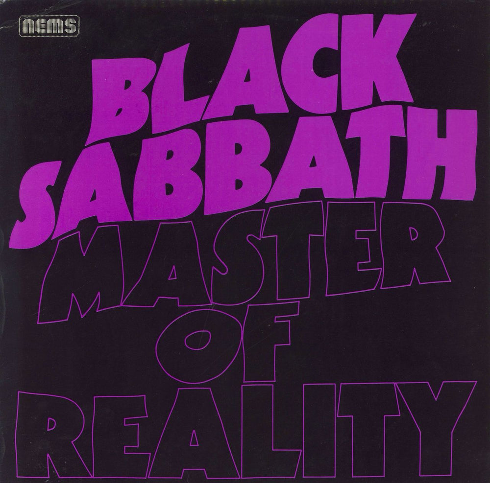 Black Sabbath Master Of Reality - Laminated - EX UK vinyl LP album (LP record) NEL6004