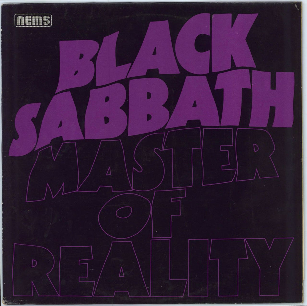 Black Sabbath Master Of Reality - Matt Sleeve - VG Dutch vinyl LP album (LP record) NEL6004