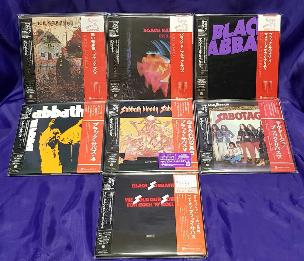 Black Sabbath Paper Sleeve Collection - Part 1 Japanese CD Album Box Set