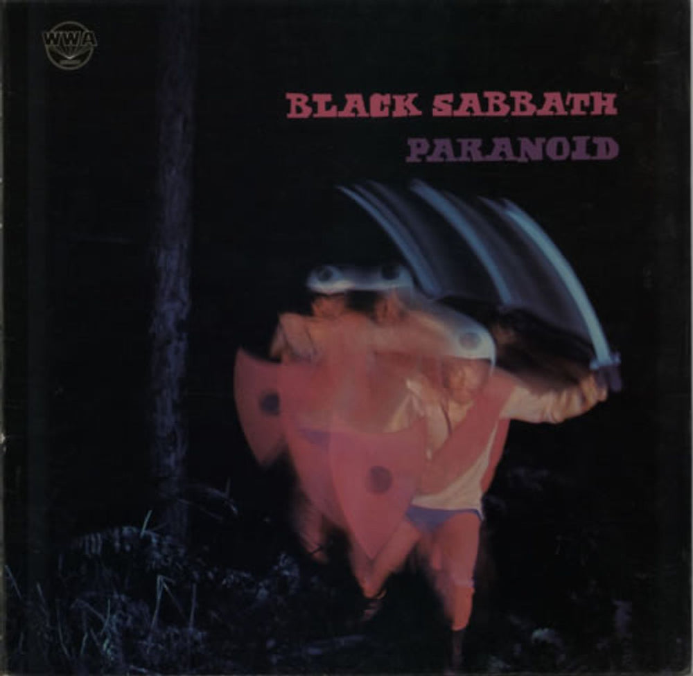 Black Sabbath Paranoid - EX UK vinyl LP album (LP record) WWA007