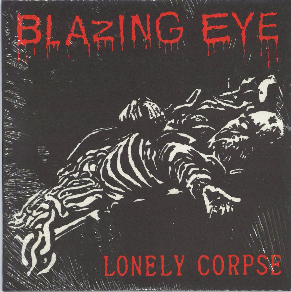 Blazing Eye Lonely Corpse + Shrink UK 7" vinyl single (7 inch record / 45) MUS114