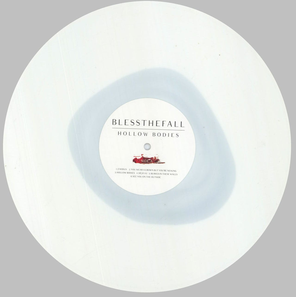 blessthefall Hollow Bodies - Black Spot White Vinyl - Hypesticker US vinyl LP album (LP record) B2FLPHO827064
