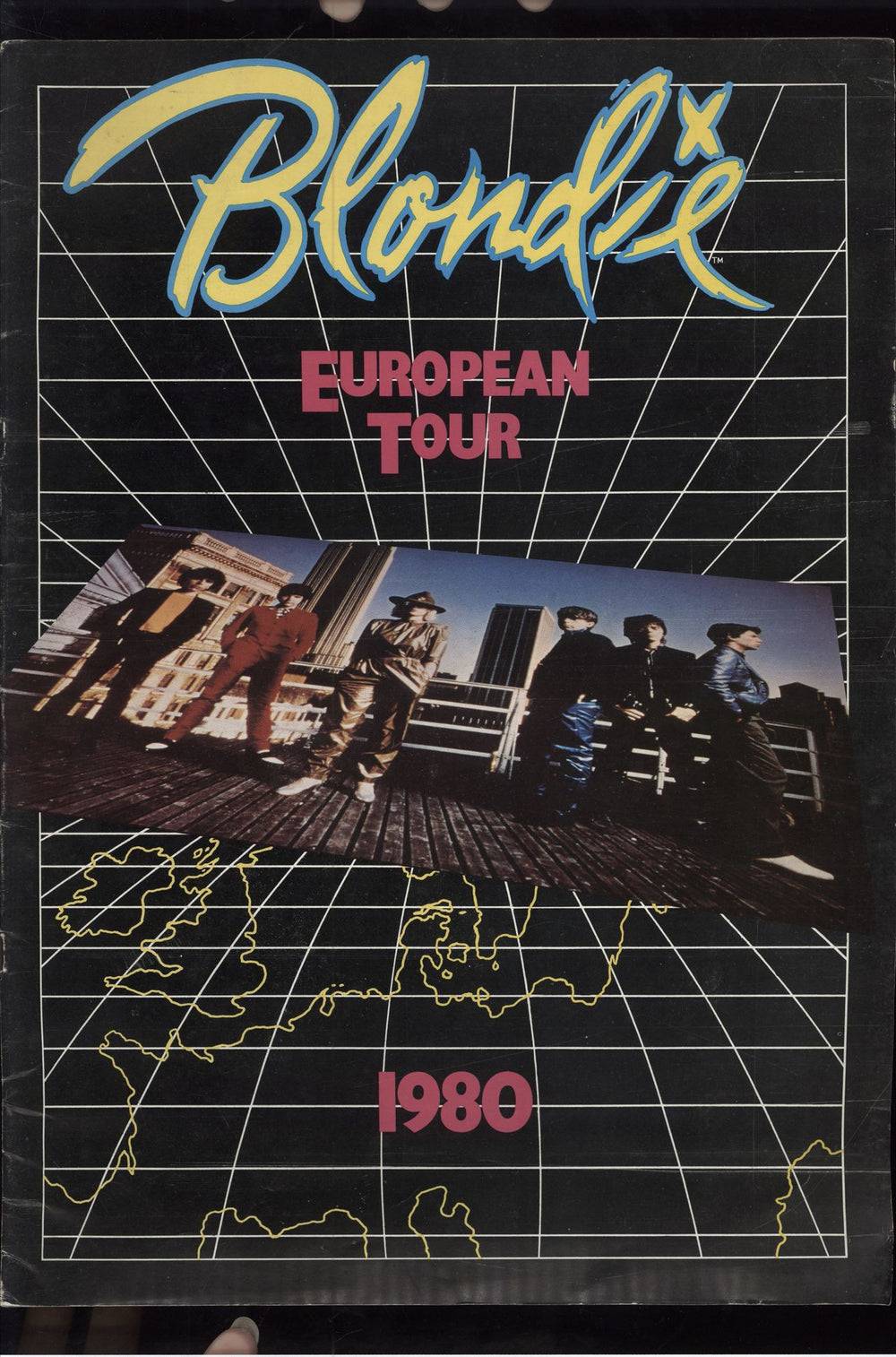 Blondie European Tour 1980 UK tour programme TOUR PROGRAMME