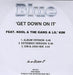 Blue (00s) Get Down On It UK Promo CD-R acetate CD-R ACETATE