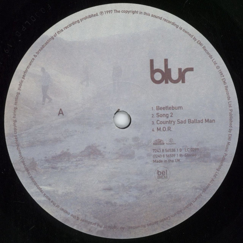 Blur Blur UK 2-LP vinyl record set (Double LP Album) BLR2LBL596129