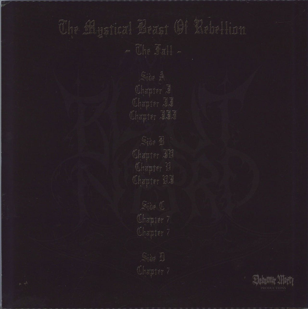 Blut Aus Nord The Mystical Beast Of Rebellion French 2-LP vinyl record set (Double LP Album)