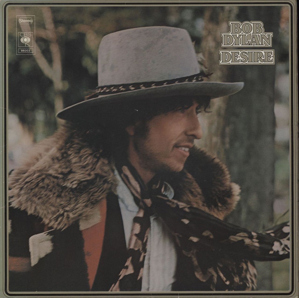 Bob Dylan Desire - 2nd + Insert UK vinyl LP album (LP record) 86003