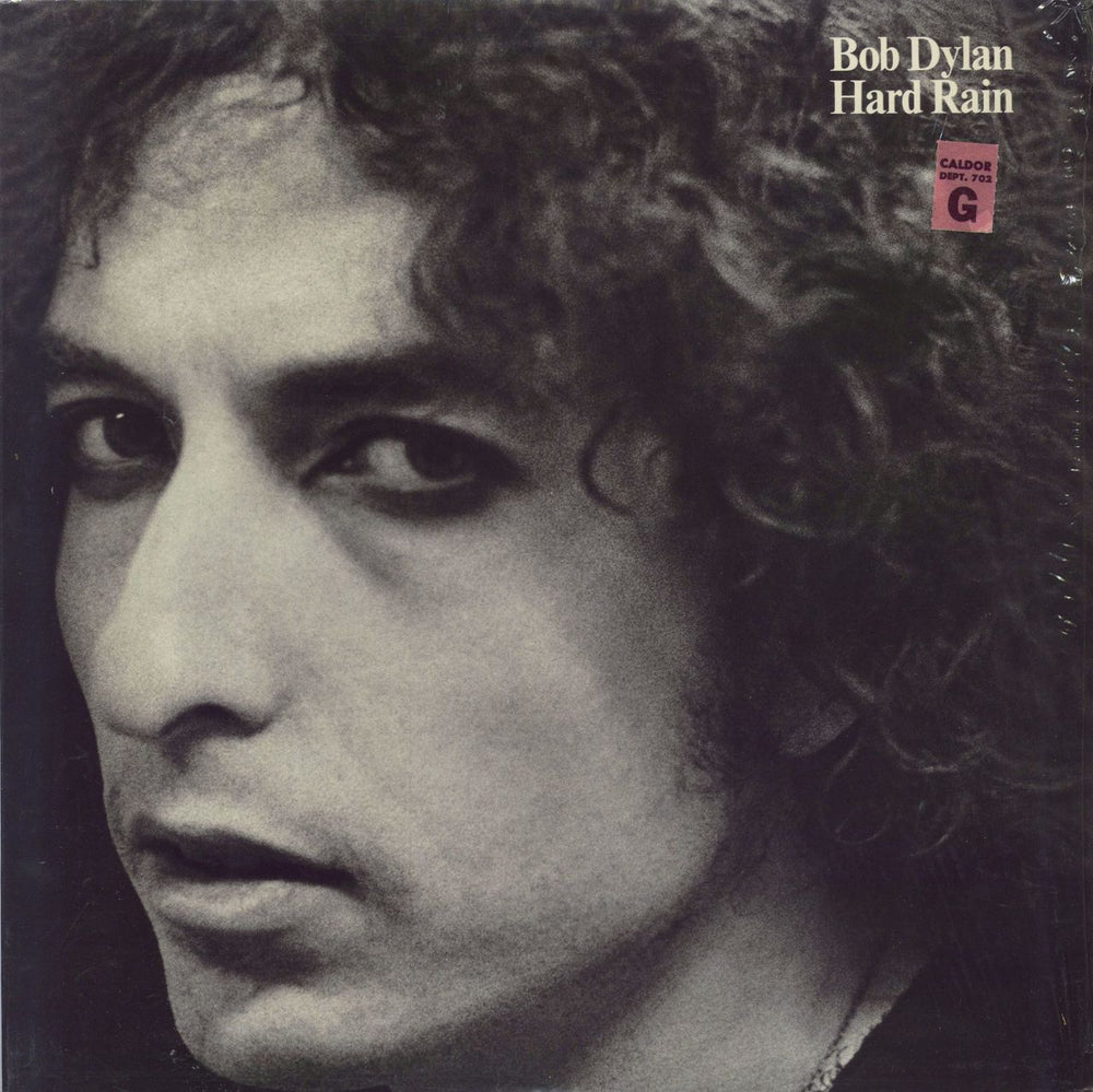 Bob Dylan Hard Rain - shrink US vinyl LP album (LP record) PC34349