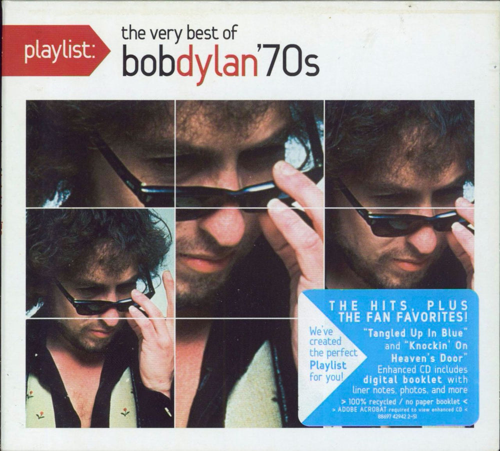 Bob Dylan Playlist: The Very Best Of Bob Dylan '70s US CD album (CDLP) 88697429422