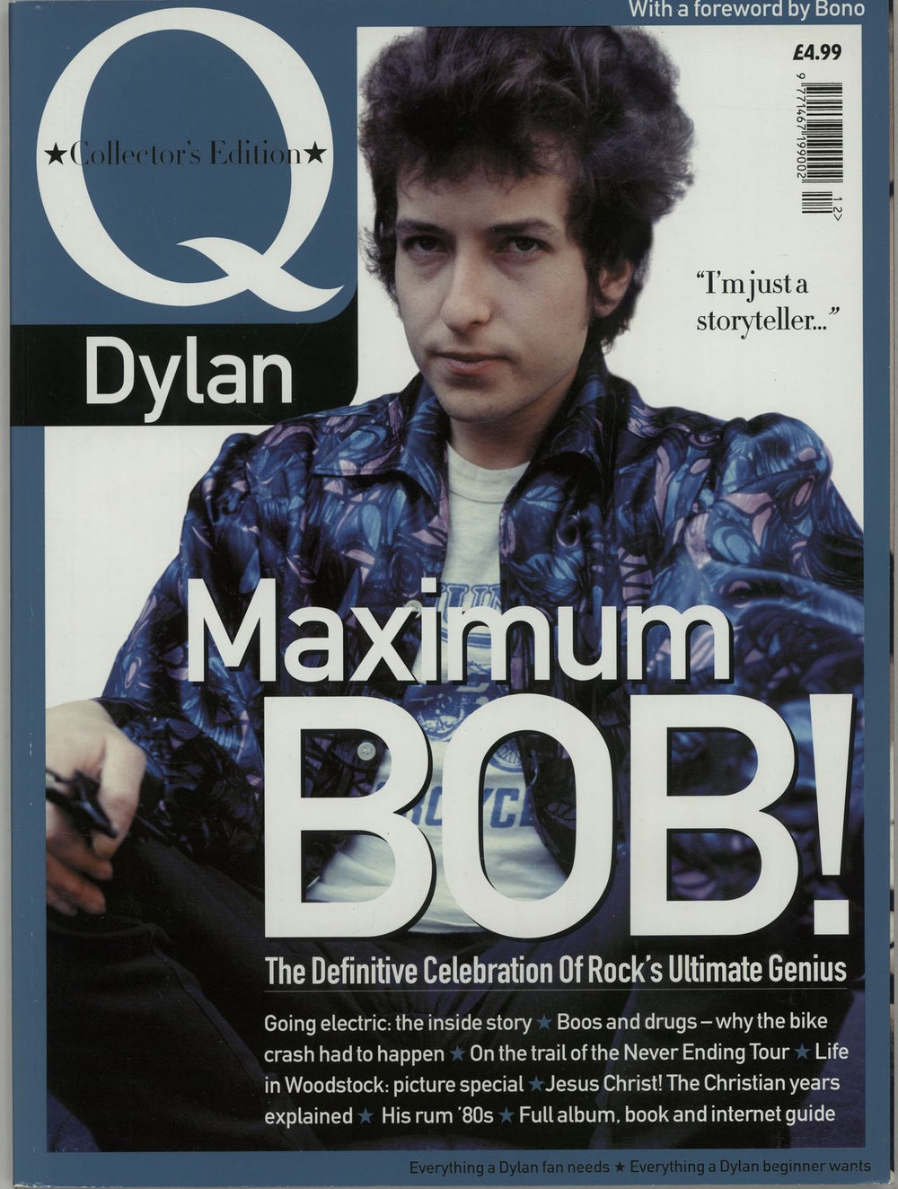 Bob Dylan Q Collector's Edition - Maximum Bob! UK magazine 2000 MAGAZINE