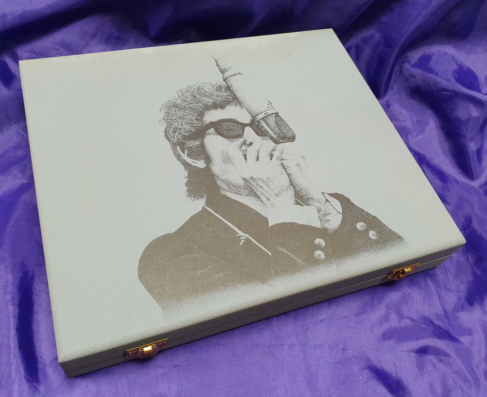 Bob Dylan The Bootleg Series - Wooden Box 4CD + Numbered Certificate UK Promo CD Album Box Set WOODEN BOX SET