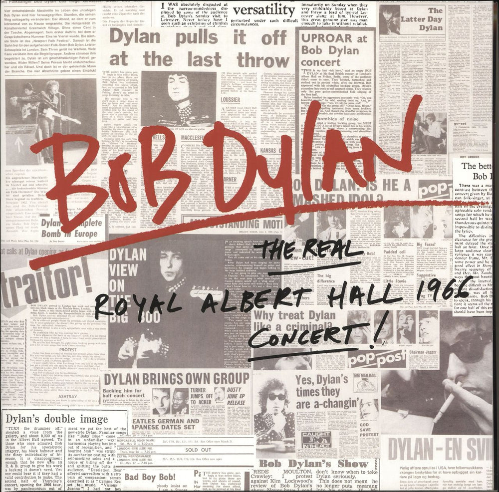 Bob Dylan The Real Royal Albert Hall 1966 Concert! UK 2-LP vinyl record set (Double LP Album) 88985361441