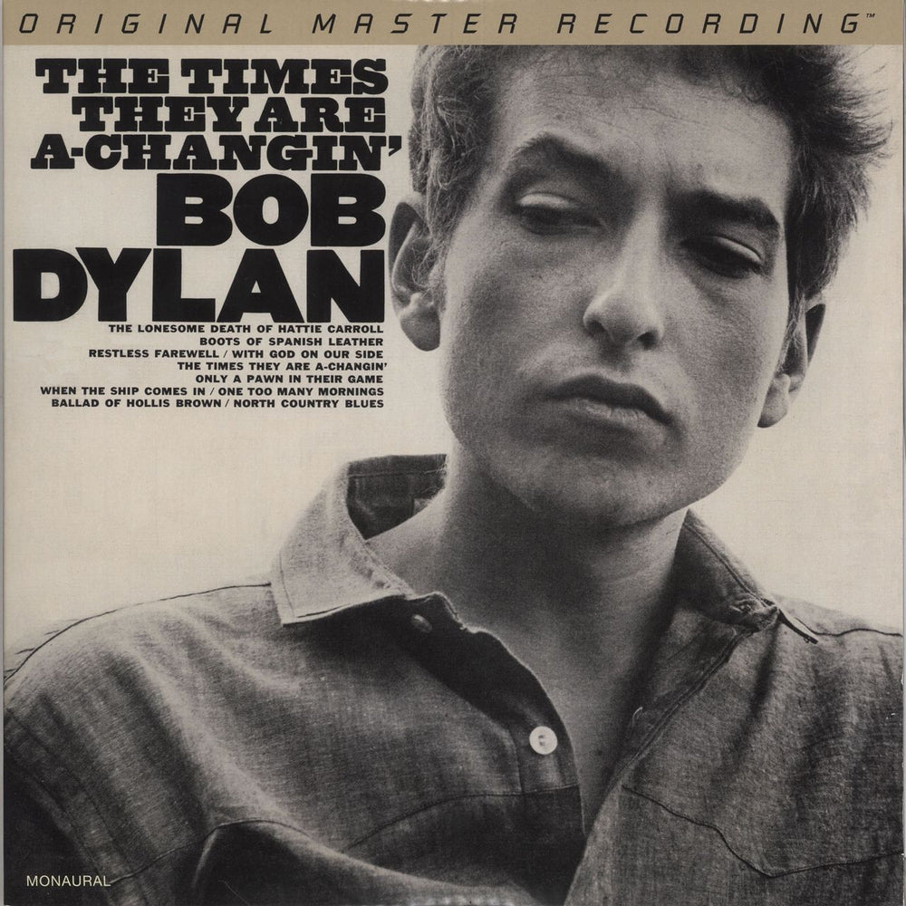 Bob Dylan The Times They Are A-Changin' - 180gm 45rpm US 2-LP vinyl record set (Double LP Album) MFSL2-460