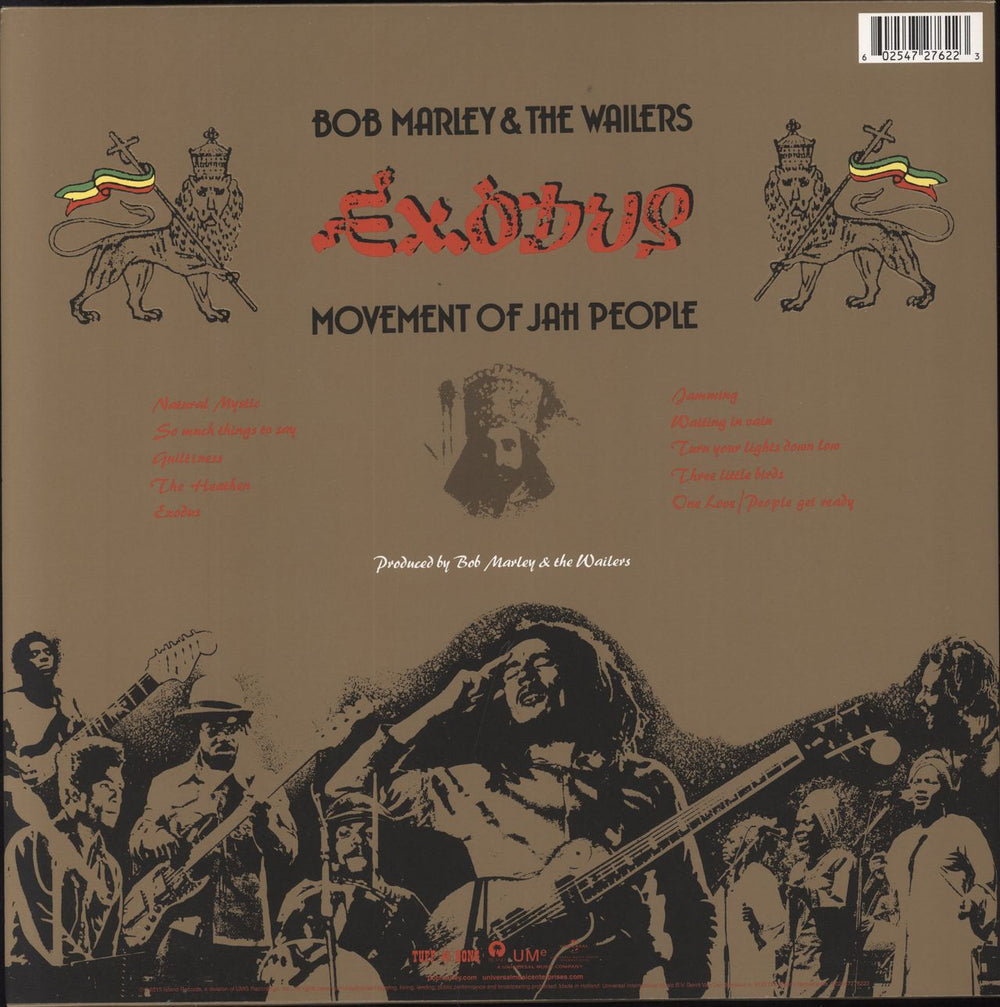 Bob Marley & The Wailers Exodus - 180gm UK vinyl LP album (LP record) 602547276223