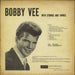Bobby Vee Bobby Vee With Strings And Things - EX UK vinyl LP album (LP record)