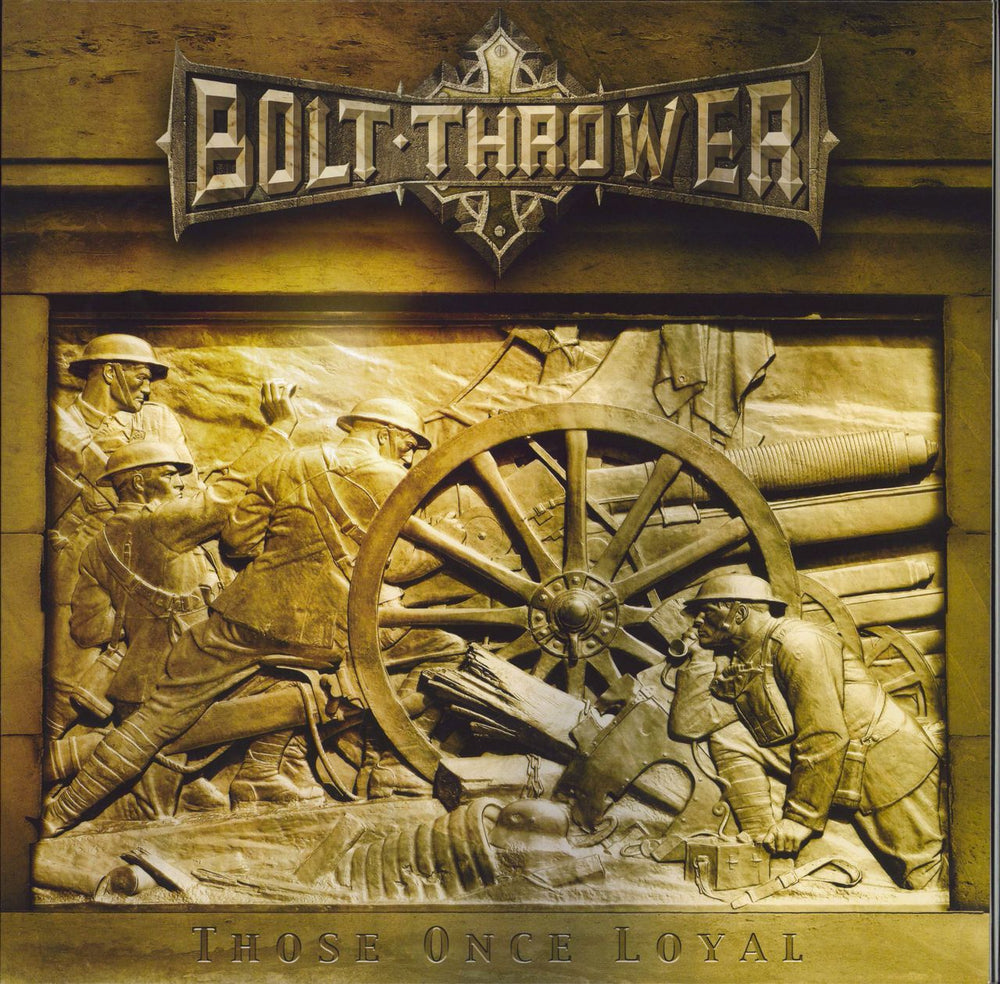 Bolt Thrower Those Once Loyal - Sandy Beige Marbled vinyl + Poster UK vinyl LP album (LP record) 3984-14506-1