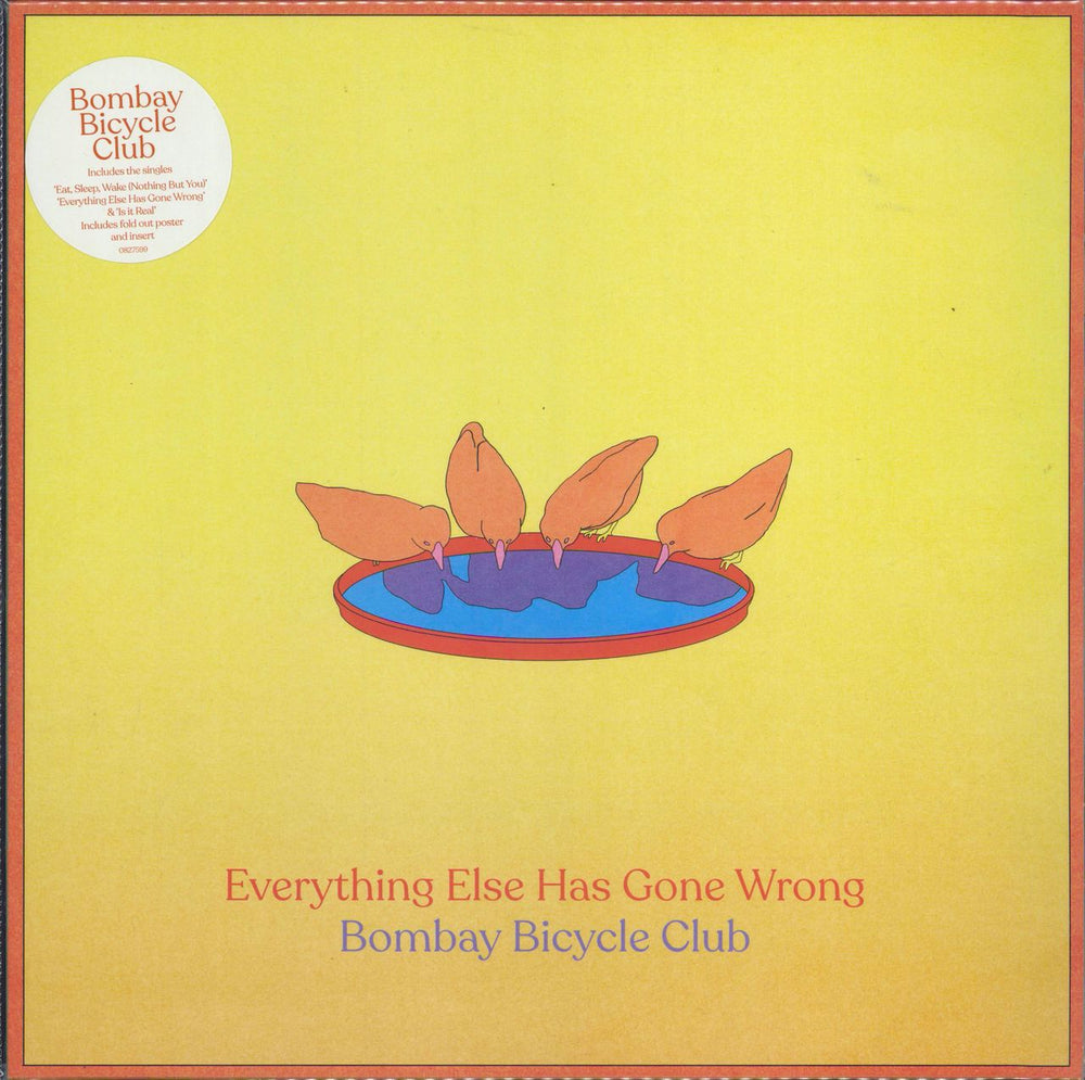 Bombay Bicycle Club Everything Else Has Gone Wrong UK vinyl LP album (LP record) 0827599