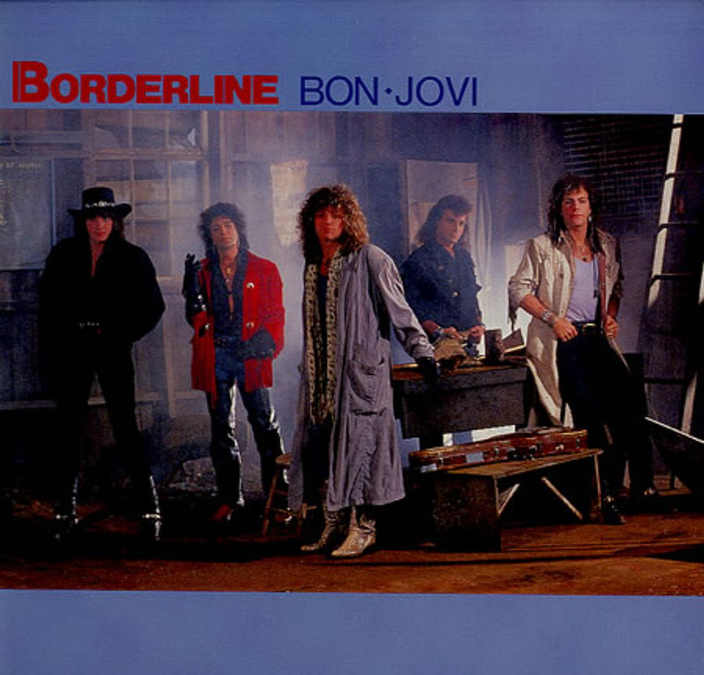 Bon Jovi Borderline Japanese 12" vinyl single (12 inch record / Maxi-single) 15PP-56