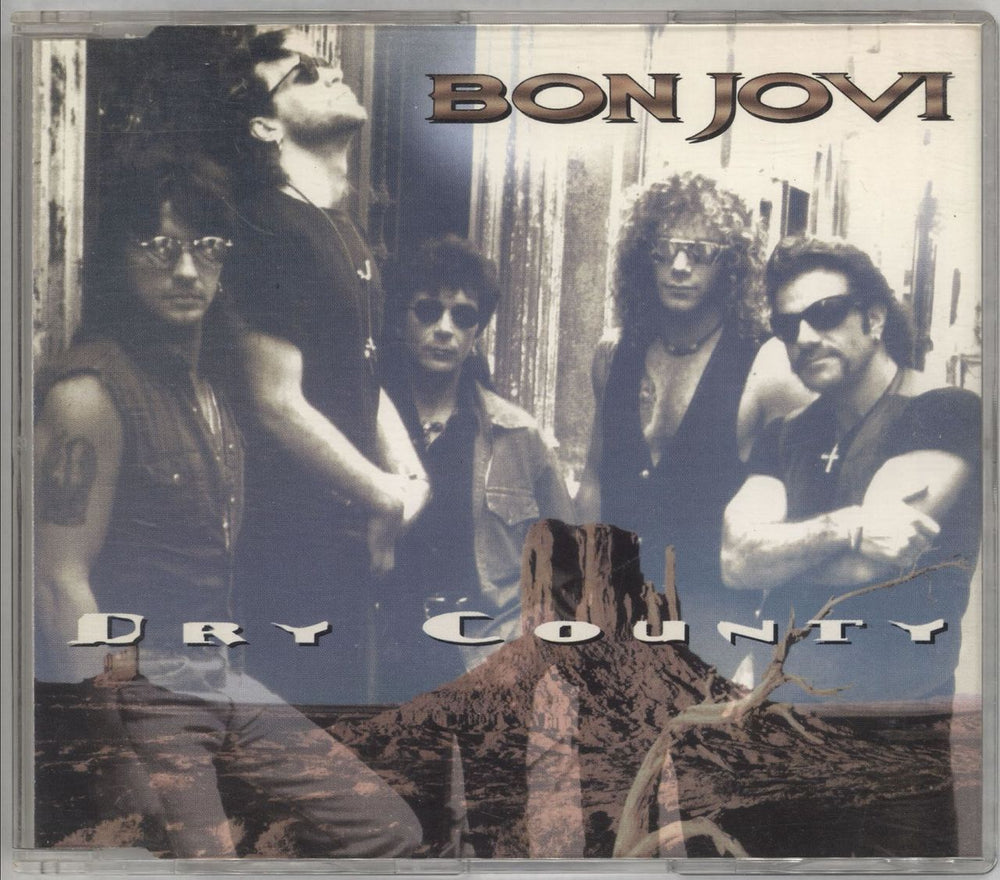 Bon Jovi Dry County - gold CD UK CD single (CD5 / 5") JOVCD13